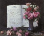 Charles Schreiber Rose Nocturne oil on canvas